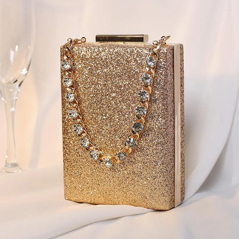 Shoulder Bags Women Diamond Clutch Fashion Chain Banquet Wallets Wedding Dinner Mobile Phone Packs Party Pack Gifts