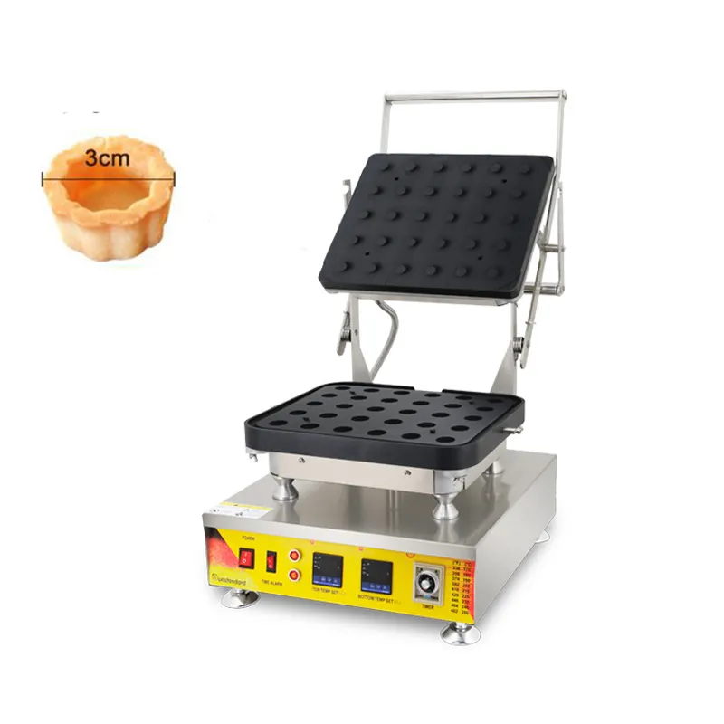 Przetwarzanie spożywcze Commerści Electric 30 Holese Chees Egg Tart Maker Tartlet Shell Maszyna