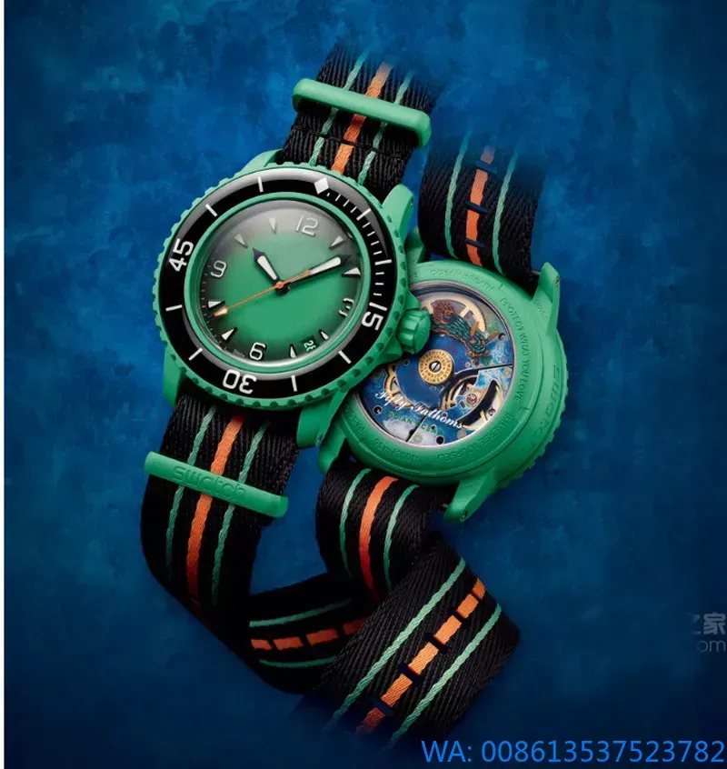 Yupoo Nuovo originale di marca Multifunzione cassa in ceramica Orologio di lusso Orologi da uomo Fifty Fathoms orologio meccanico automatico Orologi di lusso da uomo Orologio di moda