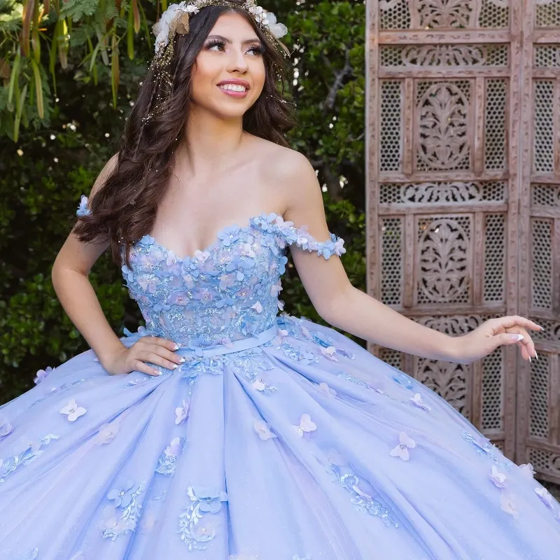 Aqua blue cheap 15 dresses