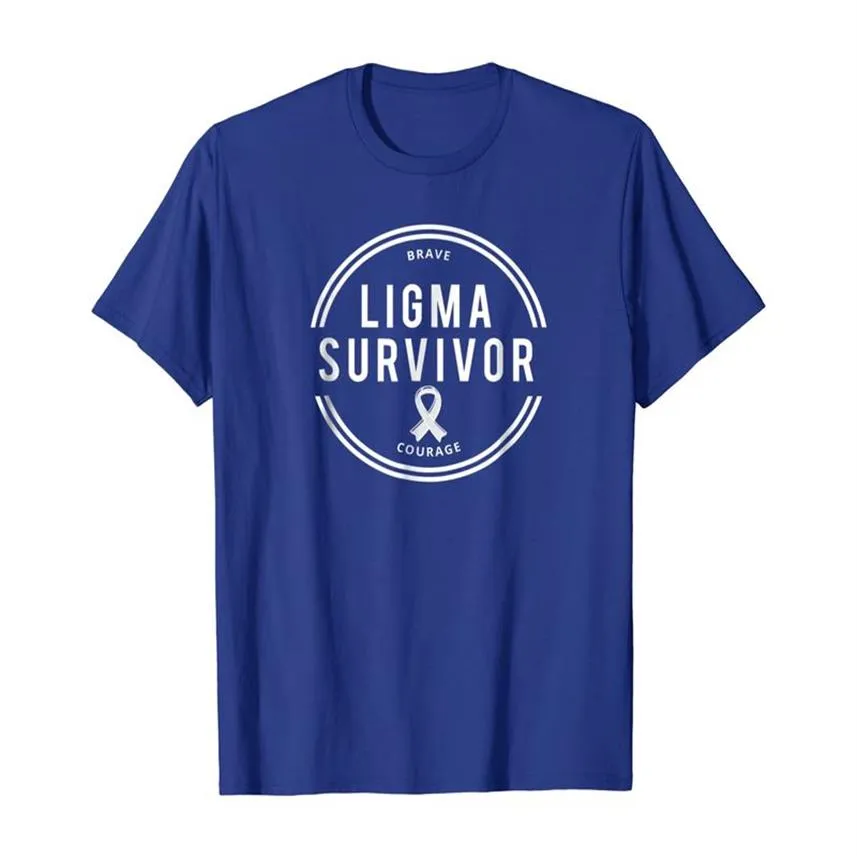 Den ursprungliga Ligma Survivor T-shirt Funny Gaming Tee2245