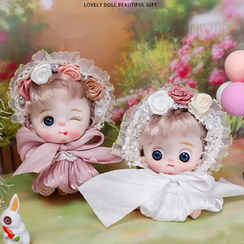 Dolls Adollya 10cm 112 BJD with Clothes Cute Face 7 Joints Movable Makeup Eyes Hair Toys for Girls DIY Doll 231011