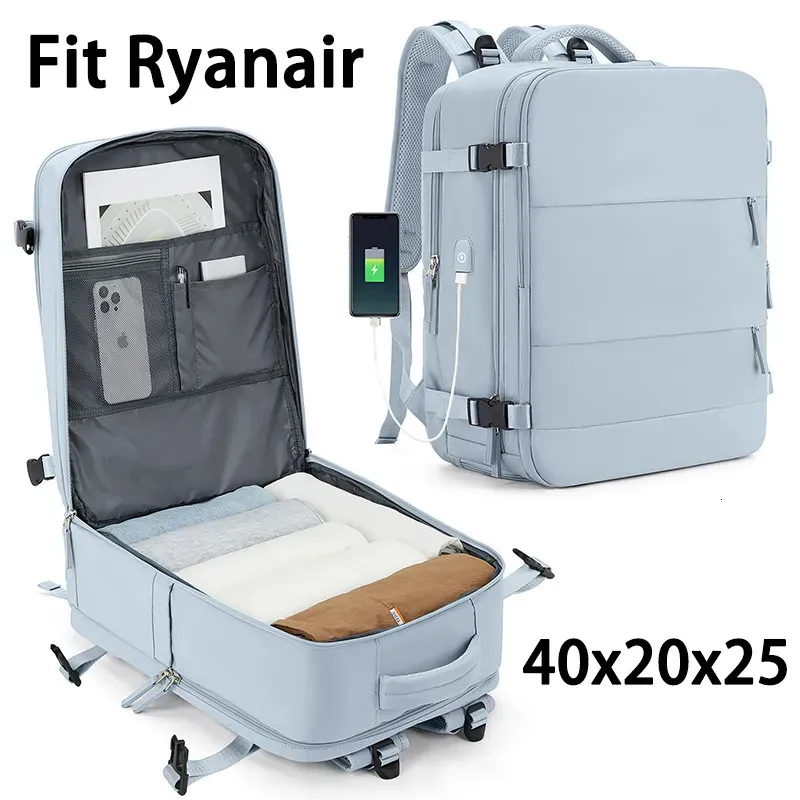 Sacs d'école sac à dos 40x20x25 Ryanair voyage pour femmes hommes article personnel continuer affaires week-end ordinateur portable 231010