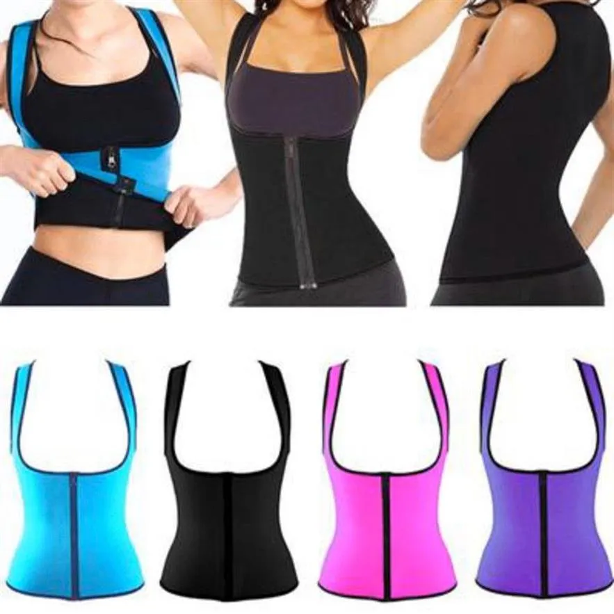 Mulheres suor melhorar cintura treinamento espartilho cintura trainer sauna terno shaper esporte colete neoprene corpo shaper emagrecimento174w