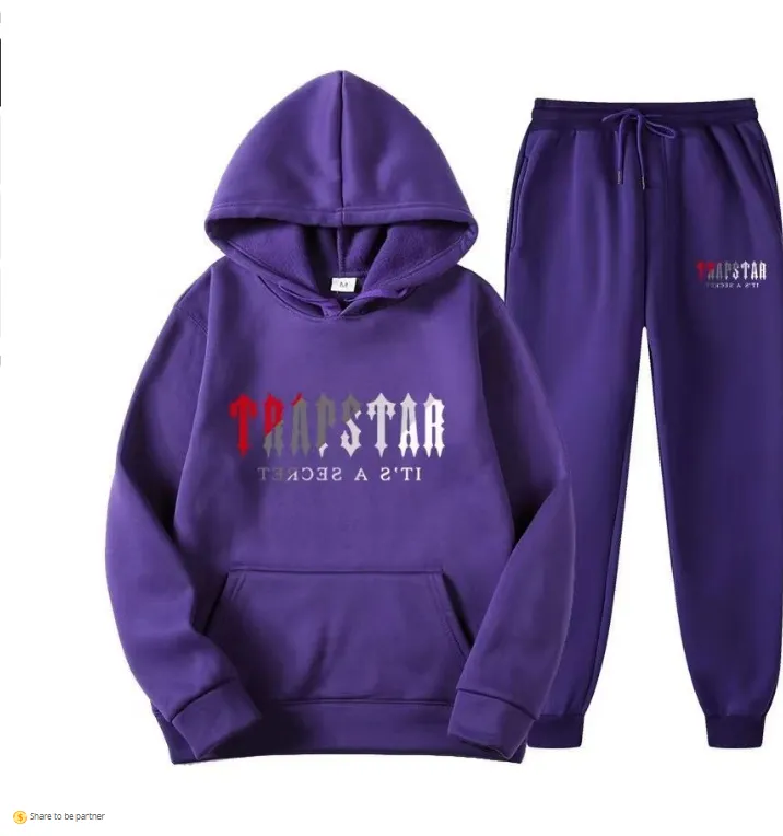 Trainingspakken voor heren Trainingspak Heren Nake Tech Trapstar trainingspakken Hoodie Europa Amerikaans basketbal Voetbal Rugby tweedelig met lange dames Trapstar Flee D2L6