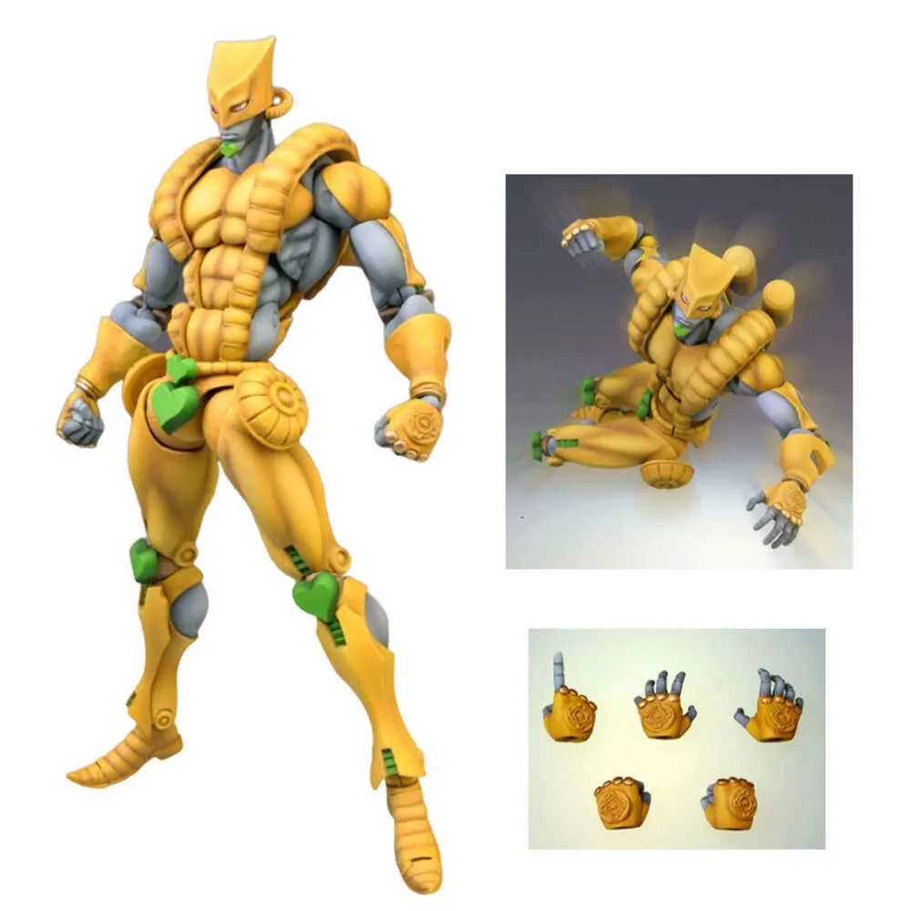 Costumi mascotte 25 cm Le bizzarre avventure di Jojo Figura anime Super Action Statue Part.iii # 9 The World Action Figure Modello da collezione Giocattoli per bambole