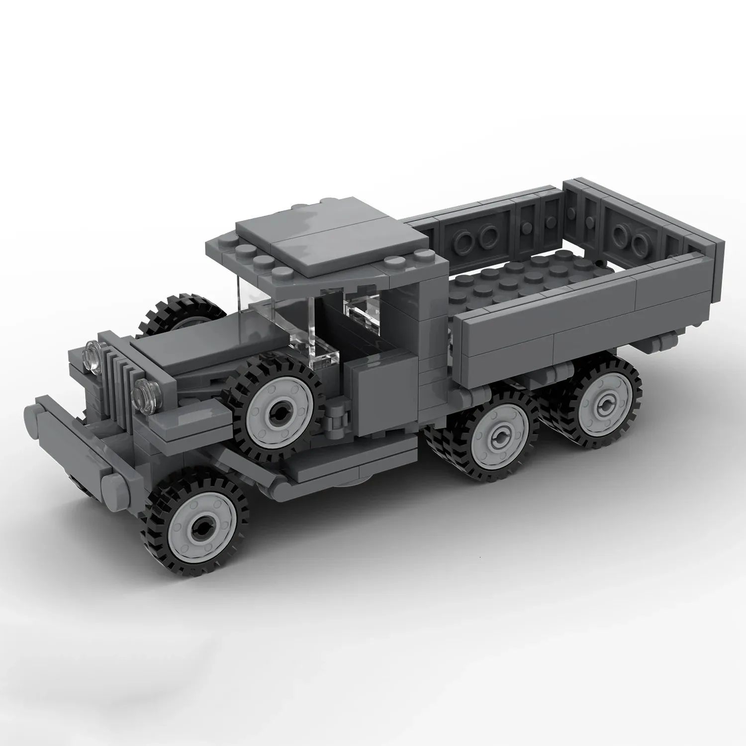 Jouets de Transformation Robots soviétique GAZ AAA véhicules militaires camions WW2 modèle de camion armée Minifigs briques blocs de construction pour enfants 231010