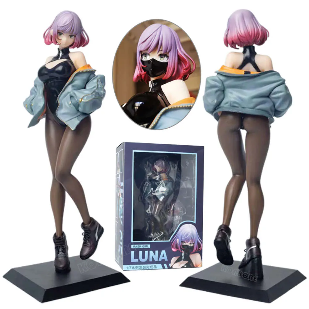 Mascot kostymer 24 cm astrum design luna illustration av yd anime girl figure luna mask tjej action figur vuxen samlarmodell dollleksaker gåva