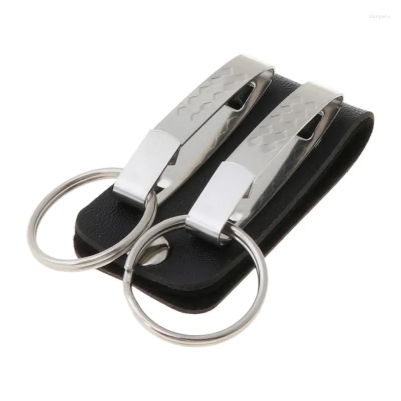 Keychains Fashion Men For KEY Holder Belt Loop Keychain With 2 Detachable Clips Jewelry De 066C