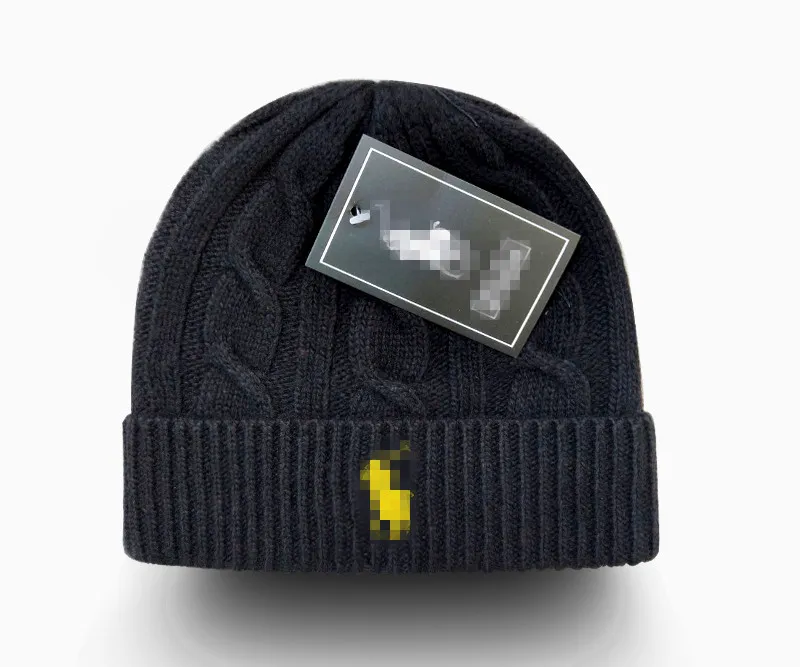 Black polo winter hat sales