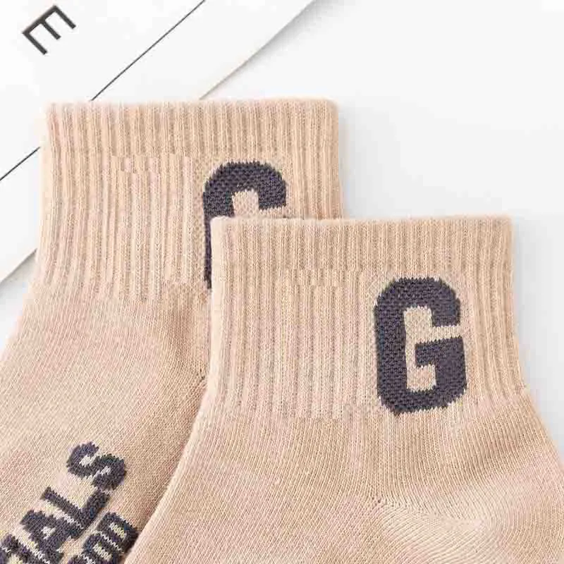 Men's designer design sports socks double socks Designer socks Men's socks personality female design teacher school style mixed color urban men's and women's socks