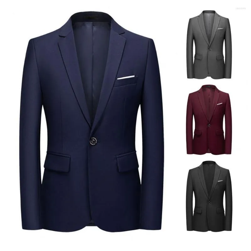 Herrenanzüge, Herrenanzug, Mantel, Business-Stil, Slim-Fit, Einzelknöpfe, Jacke, lässig, Hochzeit, Bräutigam, Blazer, Mäntel, asiatische Größe