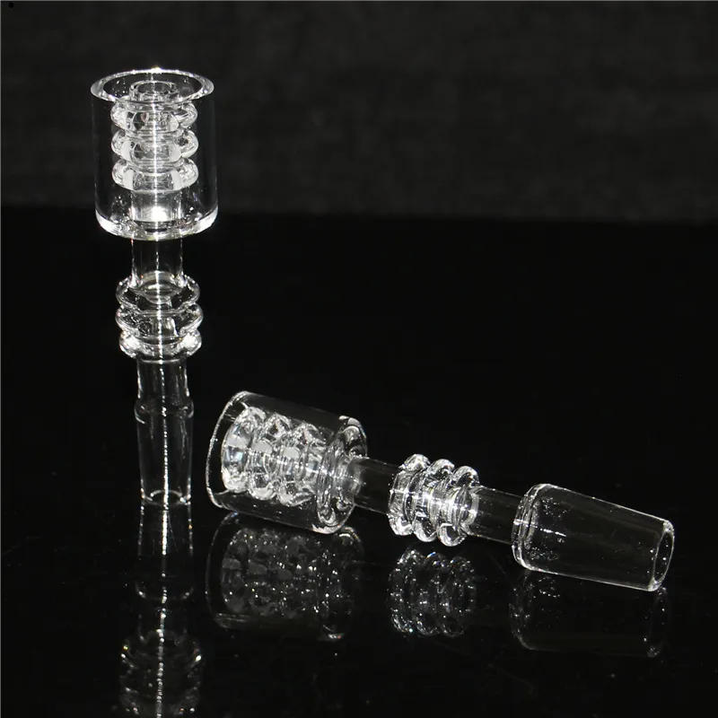 Clou à Quartz avec nœud en diamant mâle, 10mm 14mm, pour Nectar, Tube de paille Dab, pointes d'égouttement, tuyau de brûleur à huile en verre, collecteur de cendres