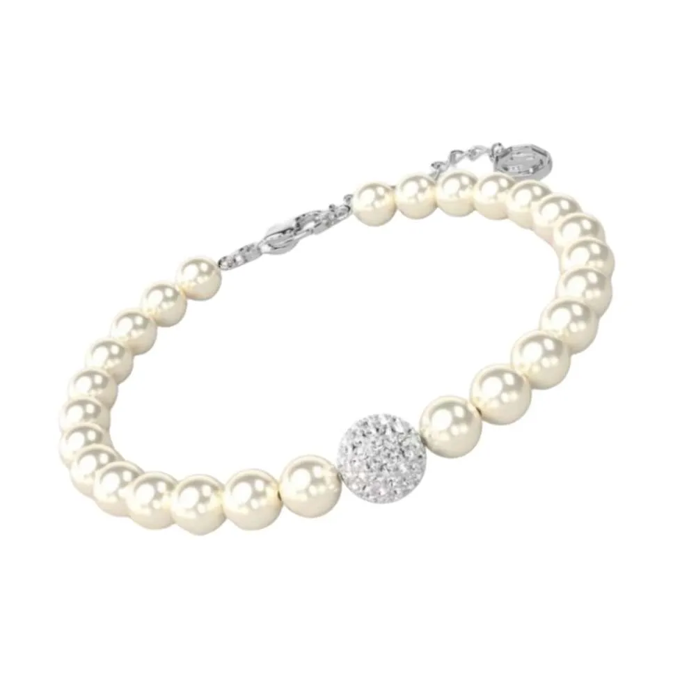 Swarovskis Bracelet Designer Jewels Original Quality Remix Pearl Bracelet Women's Fashion Elegant Temperament Casual Use Of Elements Crystal Bracelet