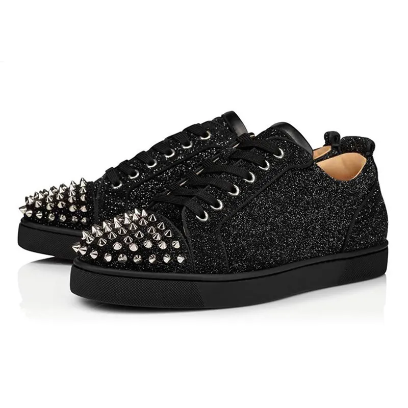 Vintage Red Bottom Designer Sneakers For Men And Women Luxury Platform Black Studded Sandals Flat With Red Bottoms Fashionable Loafers And Sneaker Trainers In Big Sizes Eur 36 47 From Mimiki 30.67 DHg...