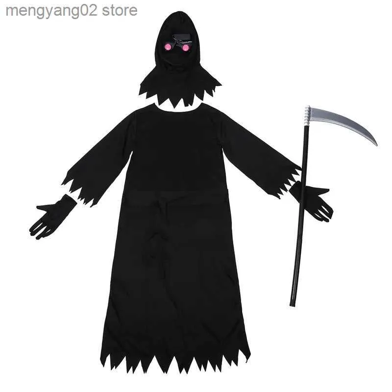 Costume Da Scheletro Con Maschera Ghostface Per Bambini - Completo Halloween