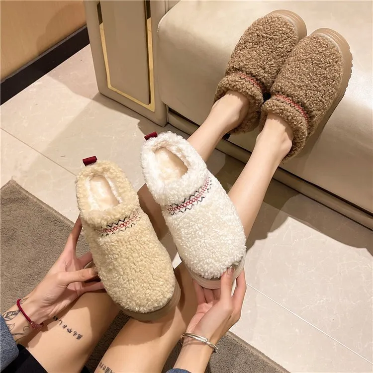 Tasman Slippers cheap Chestnut Fur Slides Sherpa fleece fluffy Tazz braid scuffs Mules Women Ultra Mini Platform Boot Slip-on Shoes Suede Upper Comfort australia