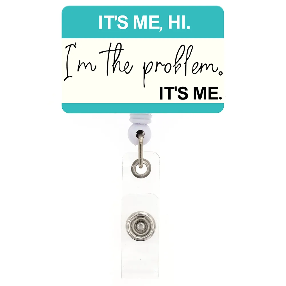 10Pcs Funny Badge Reels With Retractable Lanyards - Cute ID Holders For Work