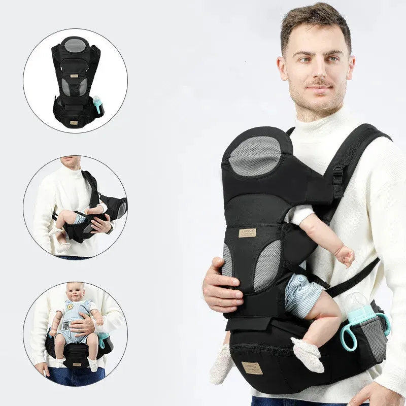 s Slings Rucksäcke 4 in1 Baby Taille Hocker mit Aufbewahrungstasche Känguru Schulter Swaddle Sling Infant Kid Wrap Ergonomischer Rucksack Hipseat 231010