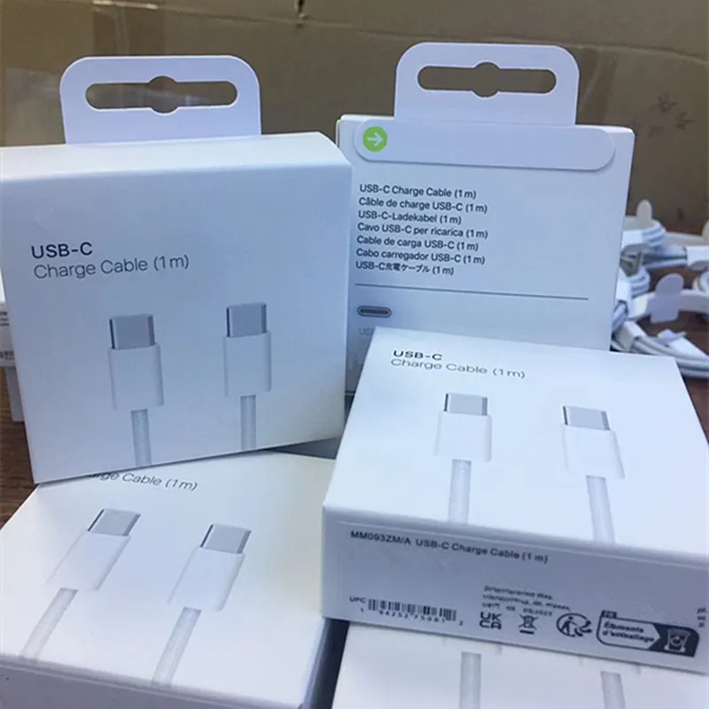 60W PD USB C charge Cable type c charger for iPhone 15 Pro max plus MacBook Fast Charging Cables For Samsung Xiaomi Huawei With retail package