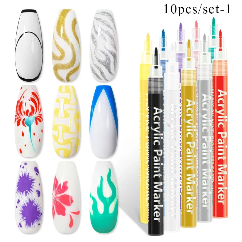 Cre8tion Stamp Pen Nail Art (Pk: 6pcs/set) Cre8tion Stamp Pen Nail Art (Pk: 6pcs/set)