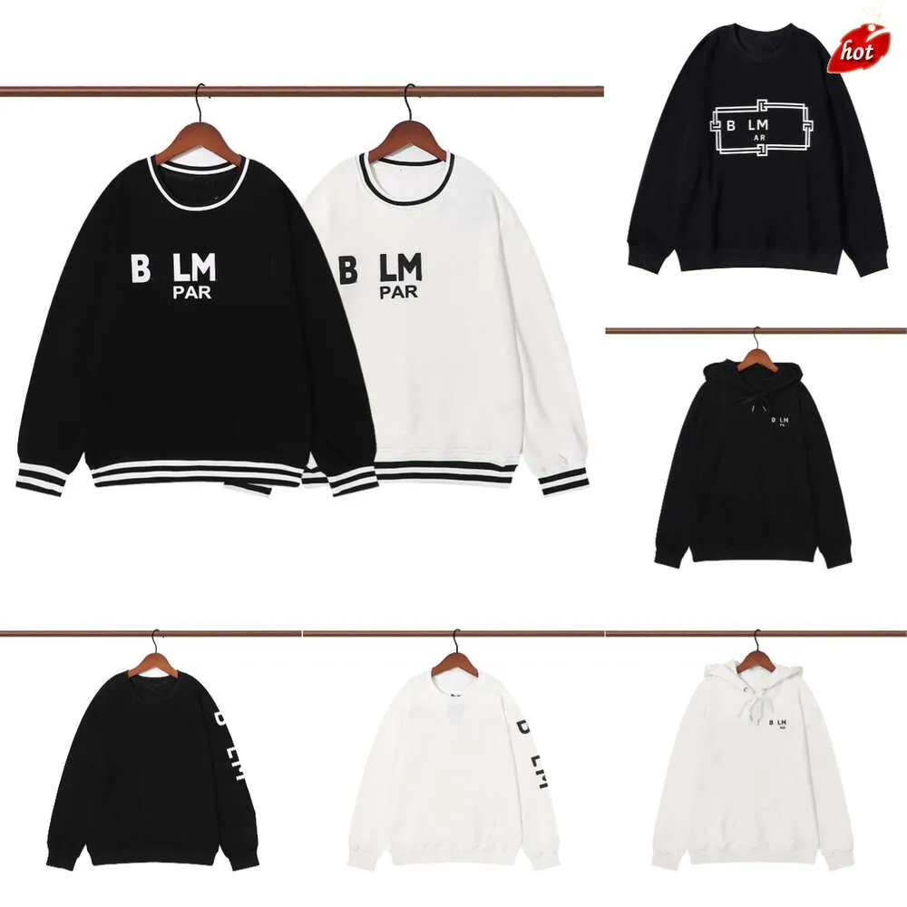 Ballmai Balma Desiger Mes Sweatshirts Womes Hoodies Me Fashio Sweatshirt Letter Prit Pullovers Autum Witer Loose Log Sleeve Hoodie Casual Tops