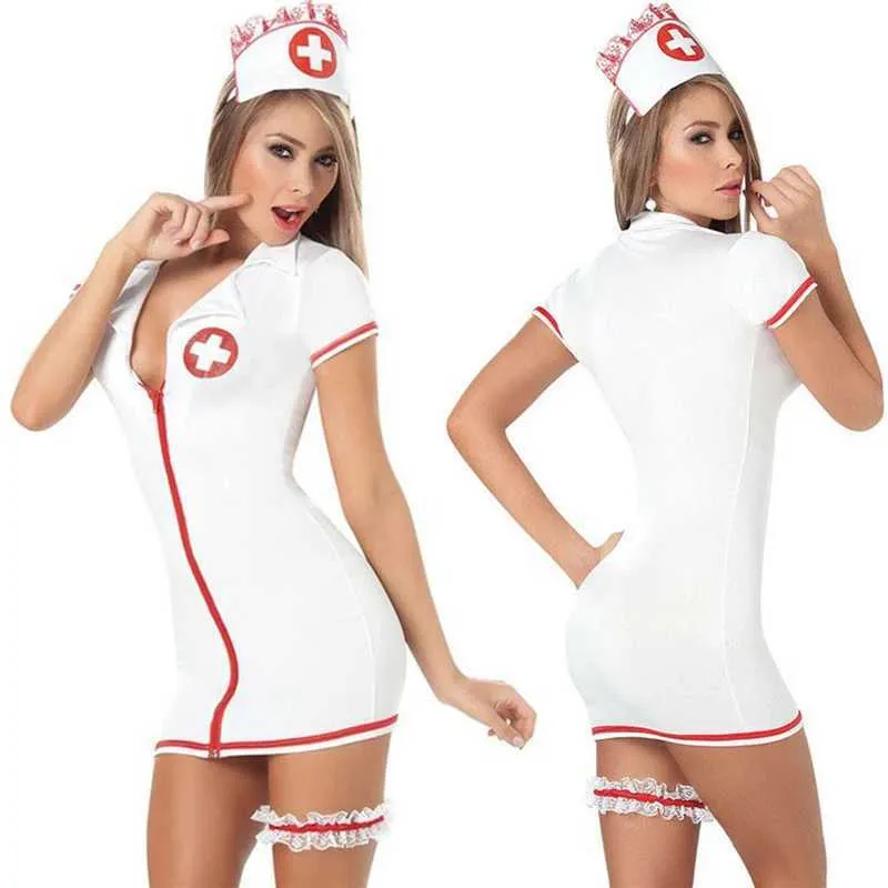 Sexy Set Dessous Krankenschwester Uniform Cosplay für Frauen Spitzenkleid Erotik Porno Sex Kostüme Unterwäsche Lenceria 230808