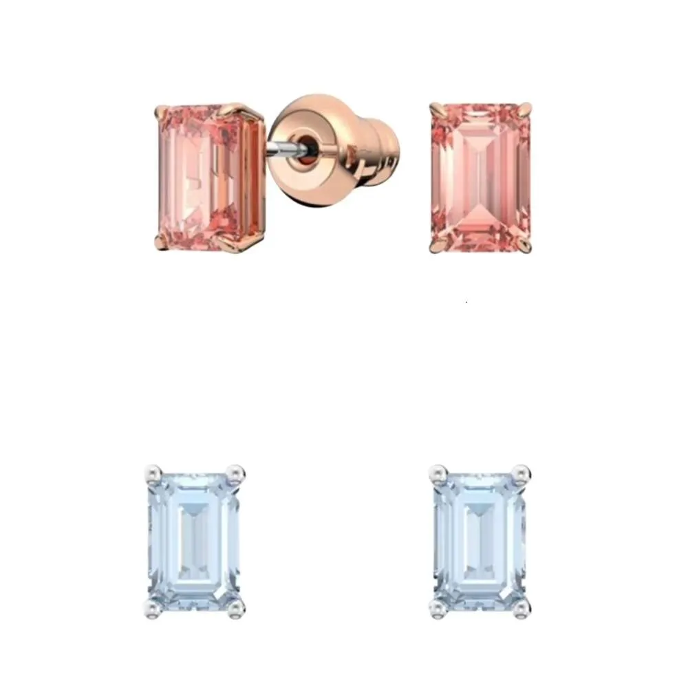 Earring Swarovskis Designer Jewels Original Quality Earrings For Women Simple Fashionable And Atmosphere Using Elements Crystal Single Diamond Earrings Women