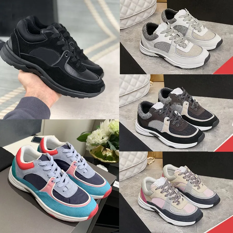 Tasarımcı Ayakkabı Buzağı Casual Ayakkabı Yansıtıcı Spor Ayakkabıları Vintage Süet Deri Eğitimler Moda Stilist Shoespatchwork Leisure Ayakkabı Platformu