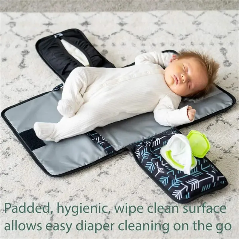 Couches lavables Sac pour bébé Solide Multifonction Sac de voyage domestique Pratique Portable Produits pour bébé Bébé Durable Résistant à l'usure Extérieur Pliable 231006