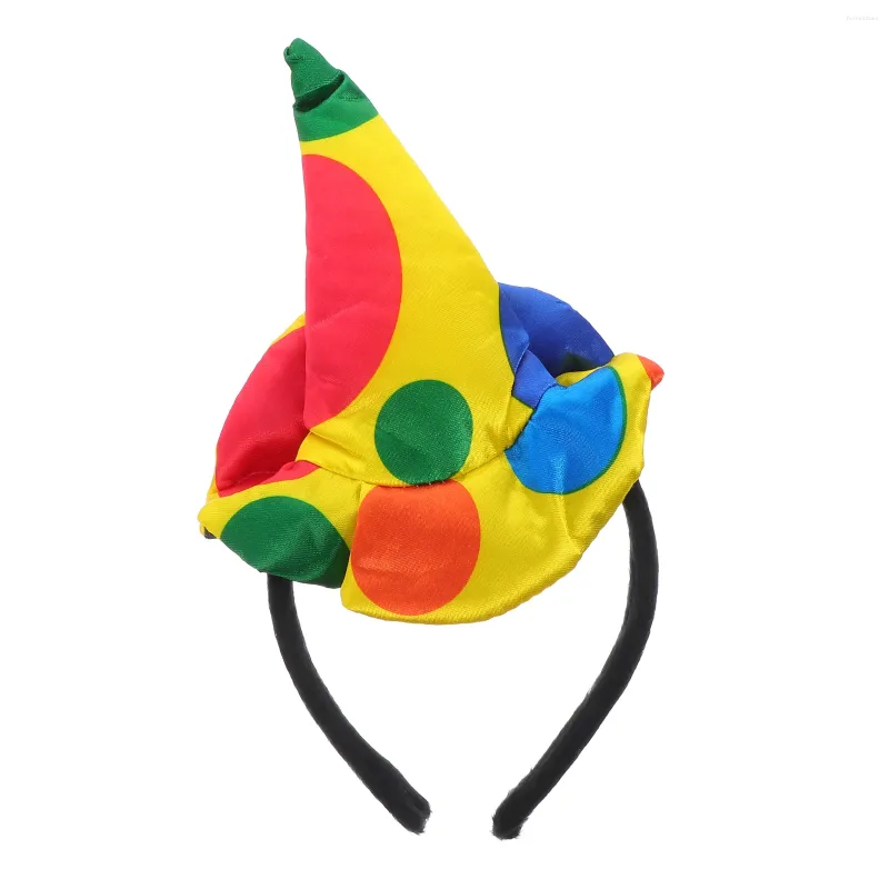 Банданы, 2 шт., шляпа клоуна, повязка на голову, креативная застежка для волос, повязка для волос, детская одежда, виниловая реквизит для выступления на сцене, детские костюмы на Хэллоуин