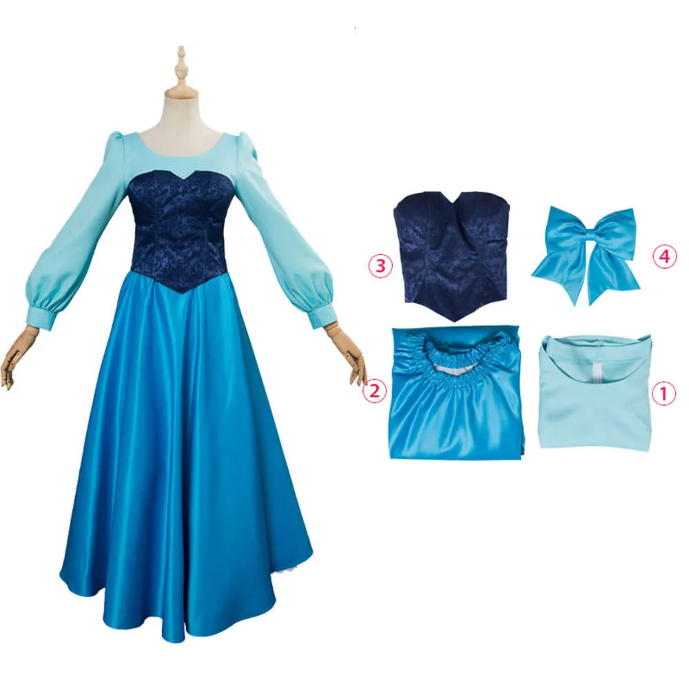 Adult Ariel Costume for Women Premium Princess Cosplay Dress