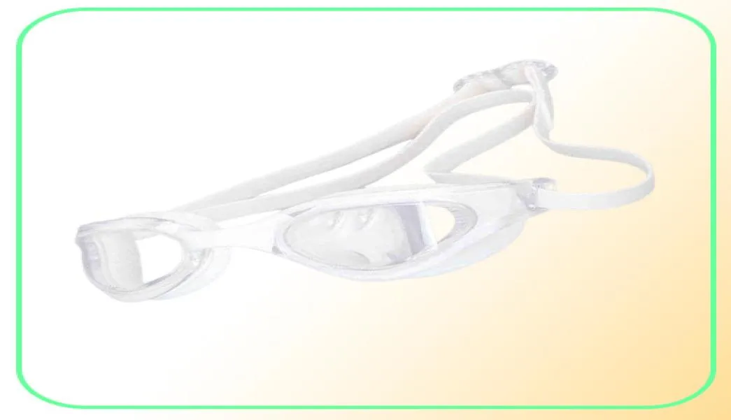 Silikonowe profesjonalne wodoodporne splatanie przezroczyste podwójne szklanki pływackie antyfogowe kamizelki mężczyzn kobiety okulary gogle z case83141006204