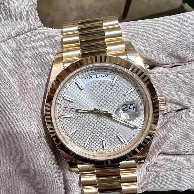 Роскошные дизайнерские часы Rolx 18style, 40 мм циферблат, неделя 228235 228238 116610 президентские мужские автоматические часы с бриллиантами и гвоздями Наручные часы-22 XJXOH