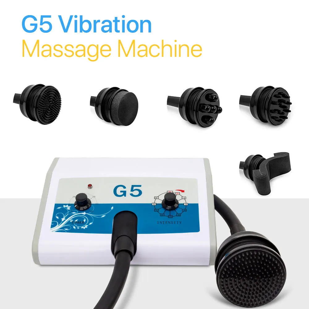 Com carrinho de alta frequência G5 massageador vibratório máquina de modelagem corporal remoção de celulite fitness vibração rápida emagrecimento fisioterapia máquina de beleza