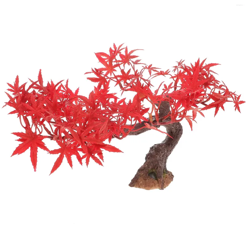Decorative Flowers DIY Realistic Tree Ornament Artflower Stand Table Arrangement Model