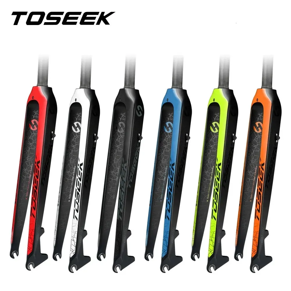 Bisiklet Forks Toseek Dağ Karbon Çatal 29 Düz Tüp 560g Bisiklet 26er 27.5er 29er 231010