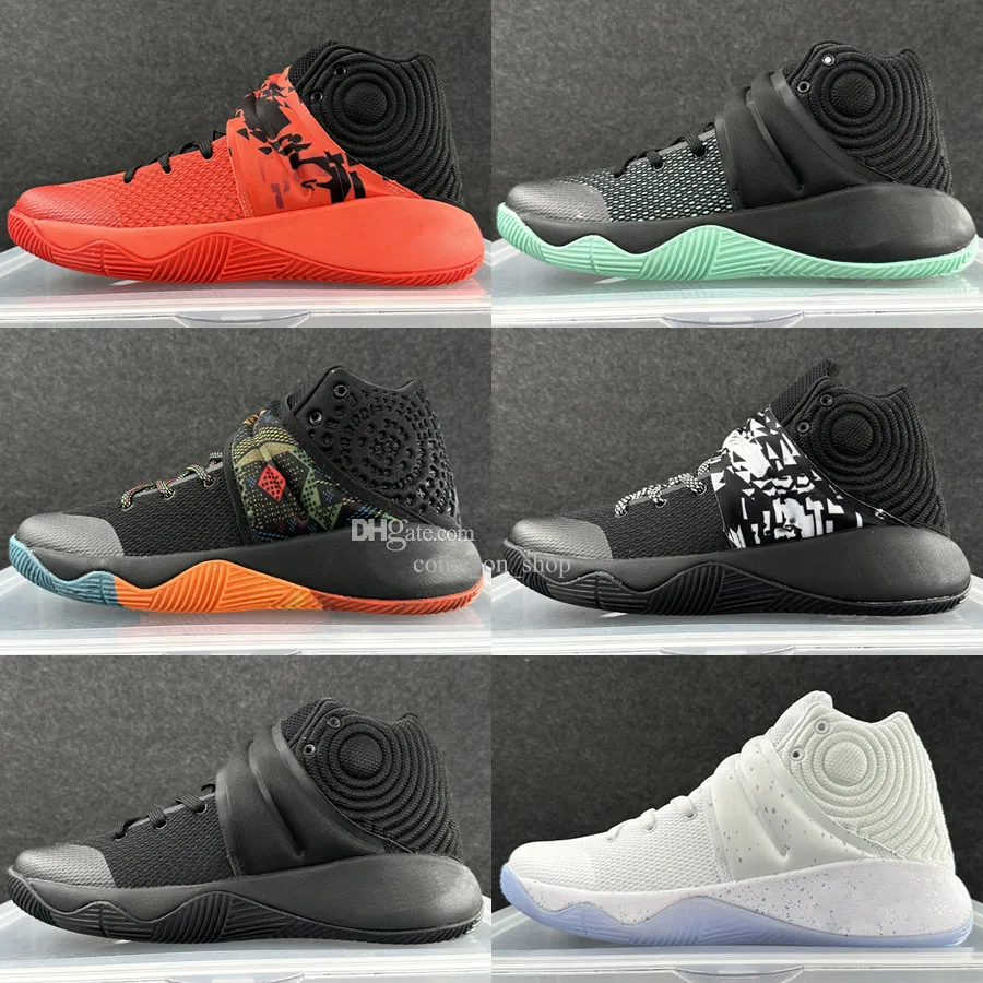 Kyrie 2 Inferno Red BHM Black Friday Basketball Shoes High Quality