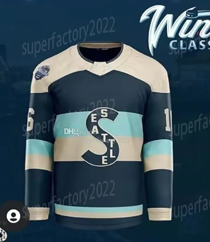Kraken 2024 Winter Classic Jerseys Seattle Matty Beniers Philipp