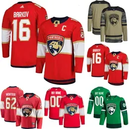 Florida Custom Panthers Hockey Jerseys 13 Sam Reinhart 23 Carter Verhaeghe 15 Matthew Tkachuk 32 Lucas Carlsson 3 Matt Kiersted 44 Mike Benning 6 Colin White