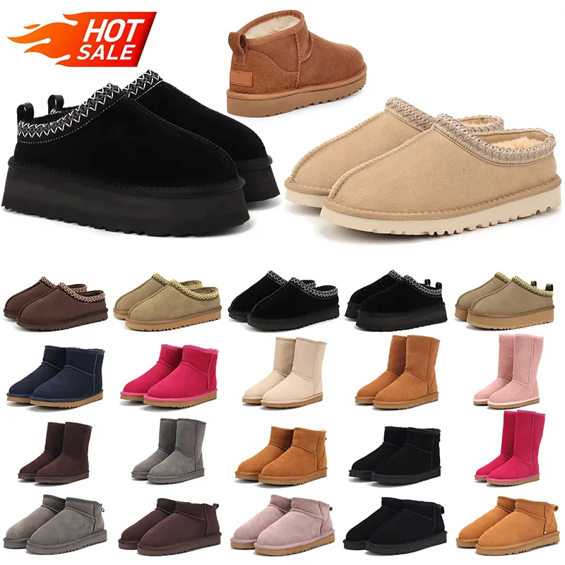 designer mini bota de tornozelo austrália homens mulheres crianças plataforma flats botas tazz tasman chinelos inverno slides rosa clássico ultra botas de neve tênis ao ar livre