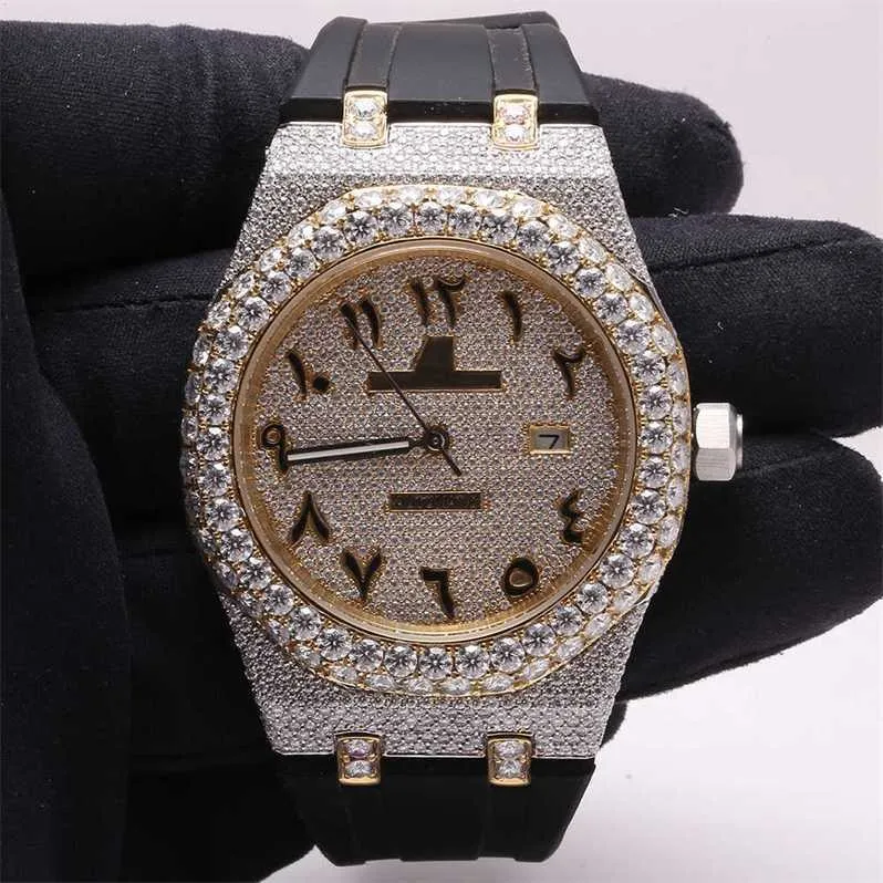 high quality moissanite Designer Watches Hand High Quality Top Premium Brand Custom Men Woman Luxury Set Lced Out Diamond Moissanite Watch