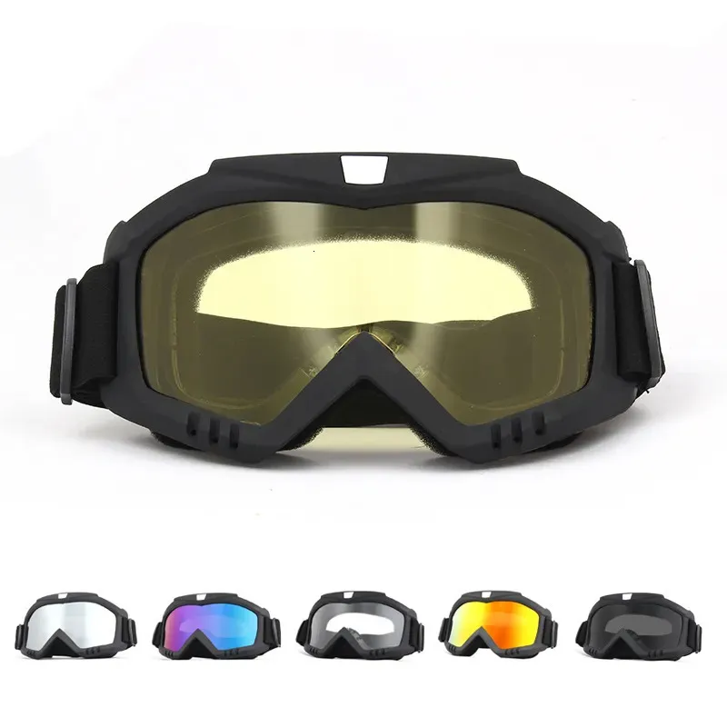 Outdoor-Brillen, Motorradbrillen, Motocross-Sonnenbrillen, Ski, winddicht, staubdicht, Fahrradhelm, Brille, Schutzausrüstung, Zubehör 231012