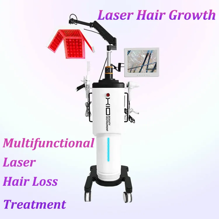 Vertikale Haarwachstums-Behandlungsmaschine, Therapie-Laser-Infrarot zur Beschleunigung des Haarwachstums, Verdickung des Haares, 670 nm Wellenlänge, Schönheitsausrüstung