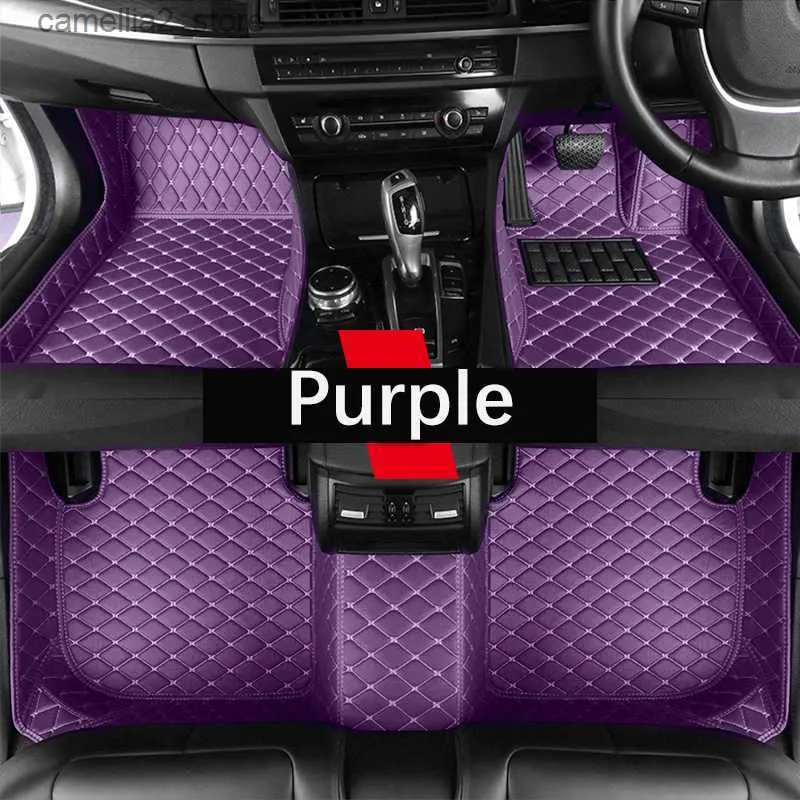 Floor Mats Carpets Custom Leather Car Floor Mats For Toyota