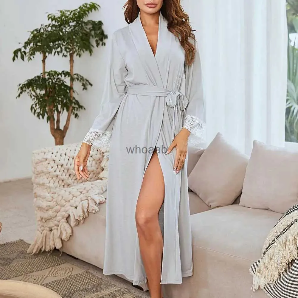 Buy Luxe Boutique Lindsey Printed Grey 1Pc Ankle Length Robe/Gown/Bath Robe  In Box Packaging Online - Maspar