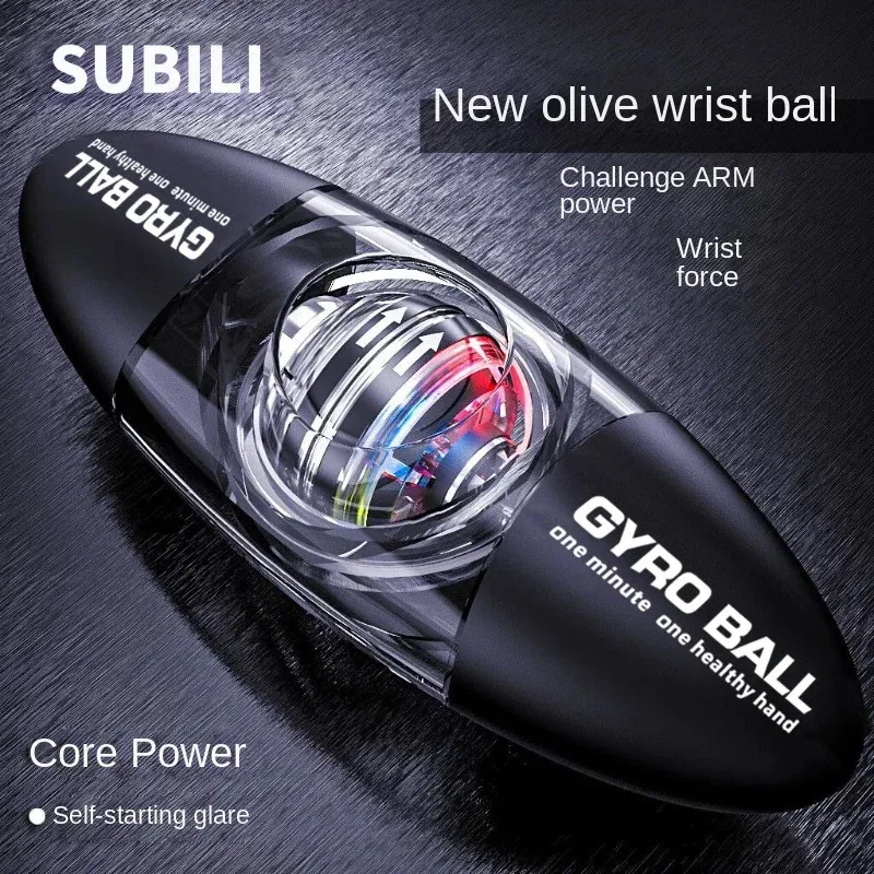 Power Wrists LED both hands Gyroscopic Powerball Auto start Range Gyro Power Wrist Ball Arm Hand Muscle Force Trainer Fitness Equipment 231012