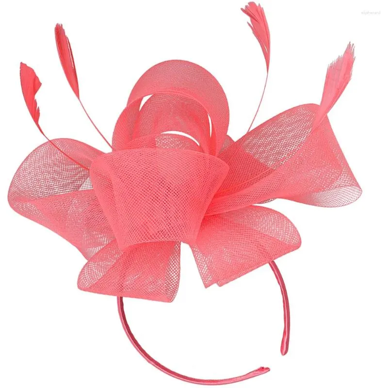 Bandanas Tea Party Hat Fascinator Hair Clip Chapéus Femininos Fascinators Floral Headband