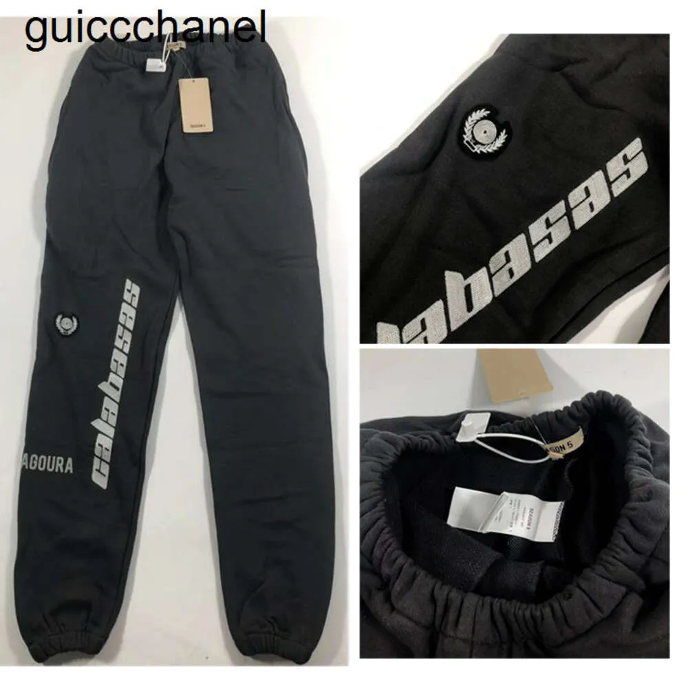 Pantaloni da uomo 2023 Nuova stagione 5 Pantaloni sportivi Uomo Donna Streetwear Calabasas Ricamo Pantaloni West Joggers Coulisse Stagione 5 Pantaloni da donna da uomo in felpa