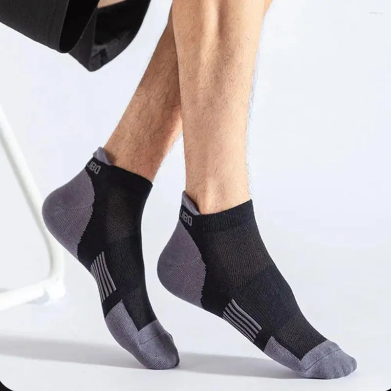Men's Socks Anti Friction Comfortable Simple Color Patchwork Sport Women Short Men Hosiery Ankle Cotton